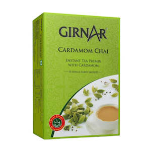 Tea Coffee: Girnar Cardamom Instant Tea Mix  10s