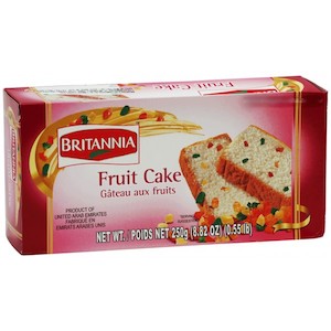 Sweets: Britannia Gobbles Fruit Cake 250g