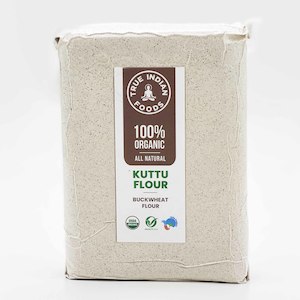 True Indian Foods Organic Buckwheat Kuttu Flour 1kg