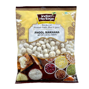 Frontpage: Indian Heritage Phool Makhana 100g