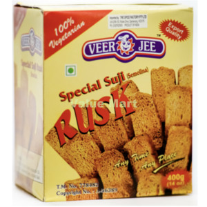 VeerJee Suji Rusk 400g