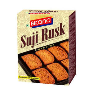 Snacks Biscuits: Bikano Suji Rusk 600g