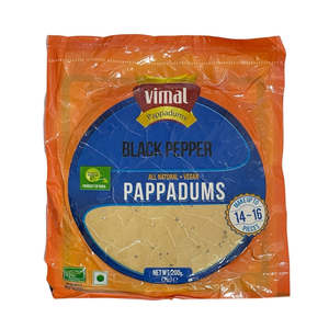 Ready To Eat: Vimal Papad Black Pepper 200g