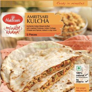 Frozen Naan Pratnha: Haldirams Amritsar Kulcha 400g