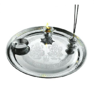 Religious Pooja Items: Pooja Thali Small