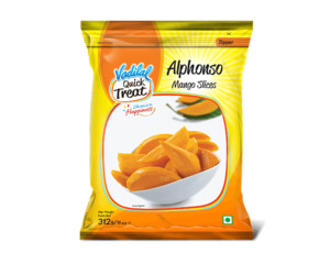 Frozen Naan Pratnha: Vadilal Frozen Alphonso Mango Slices 312g