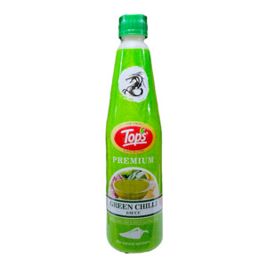 Pickle Paste Sauce: Tops Green Chilli Sauce 650g