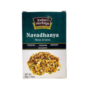 Religious Pooja Items: Indian Heritage  Navadhanya Nine Grains 50g