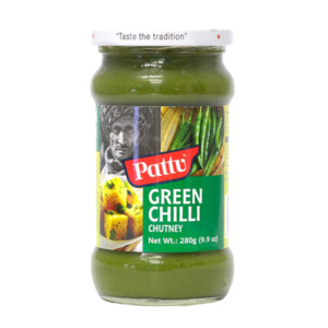 Pickle Paste Sauce: Pattu Green Chilli Chutney 280g