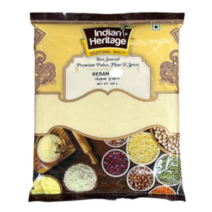 Flour Atta: Indian Heritage Besan Coarse 1kg