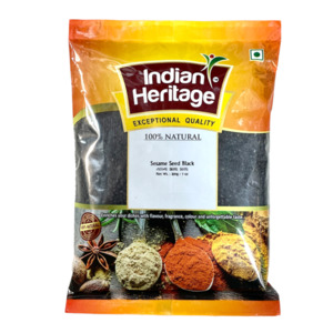 Frontpage: Indian Heritage Sesame Seeds Black 200g