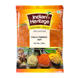 Frontpage: Indian Heritage Chilli Powder Hot 200g