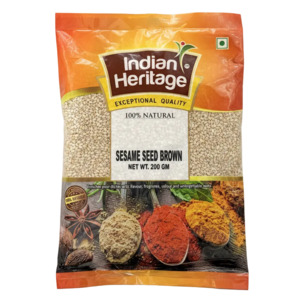 Indian Heritage Sesame Seeds Brown 200g
