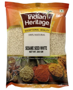 Dry Fruit Nuts: Indian Heritage Sesame Seeds White 200g