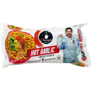 Ready To Cook: Chings Hot Garlic Instant Noodles 300g