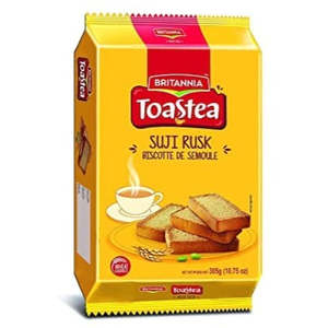 Snacks Biscuits: Britannia Suji Rusk 305g
