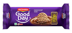 Snacks Biscuits: Britannia Good Day Cookies Chocochip 120g
