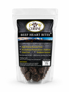 Treats: Paw Cuisine | Beef Heart Bites