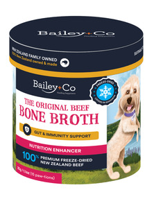 Dog: Bailey+Co Beef Bone Broth Original