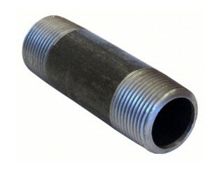 Products: 15MMX80MM BLACK THREADED NIPPLE (STEAM) Valves Direct NZ