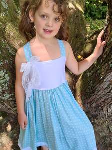 Polkadot Sunday (aqua)