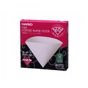 Brew Gear: Hario Paper Filters 40 Pack
