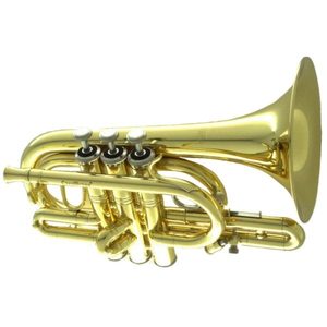 Instruments: CarolBrass CPT-4000-YLS-C-L Pocket Trumpet – Lacquer Finish (Key of C)