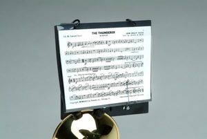 Cornet and Flugel: DEG Marching Trumpet Lyre, fits all trumpets