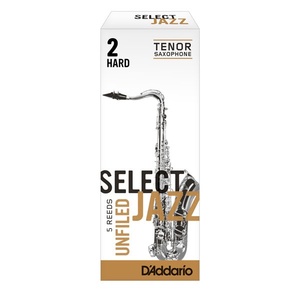 Reeds: D’Addario Unfiled Select Jazz Tenor Reeds (Each)