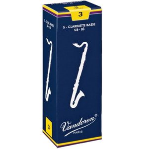 Clarinet: Vandoren Bass Clarinet Traditional (Price per reed)
