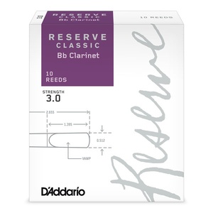 D’Addario Reserve Classic Bb Clarinet (Price per reed)