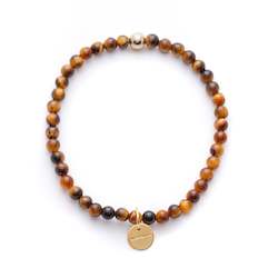 Frontpage: Amuleto Tiger's Eye Bracelet - Small bead