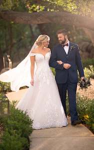 Wedding Dress: Essense Bridal gown-Bridal gown style-D2815