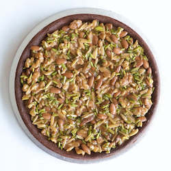 Christmas Menu: XL Caramelised Nuts Tart
