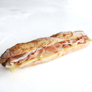 Savoury: Proscuitto & Cheese Sandwich