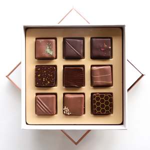 Artisan chocolate ganache giftbox