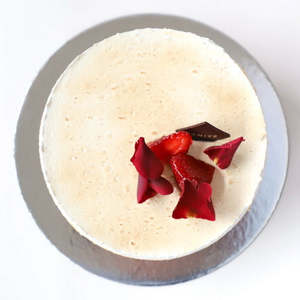 Fraisier birthday cake