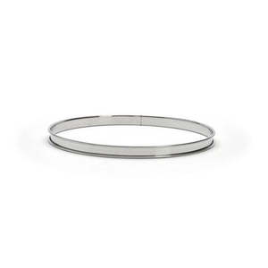 Baking Utensils: DeBuyer 26cm Stainless Steel Tart Ring rolled hedge