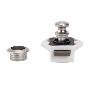 Hardware: Vanlifer Mini Push Button Catch - White