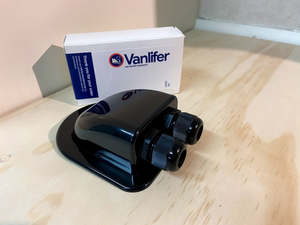 Electrical: Vanlifer Double Solar Gland - Black