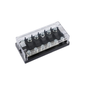 Electrical: Victron Energy Six-Way Fuse Holder For Mega Fuse with 250A Busbar