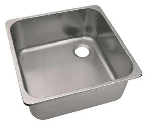 Plumbing: CAN Square Stainless Steel Sink - Semi-Polished