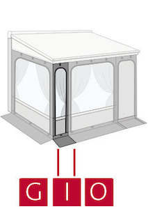 RV awnings: 3.5 meter Fiamma Privacy Room add on