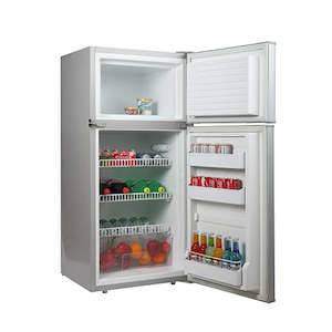 Solar Fridges: VRV250 2 door compressor fridge freezer 1425(h) x 595(w) x 575(d)