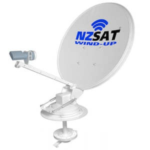 Satellite Dishes: NZ-Sat Manual Windup Satellite Dish