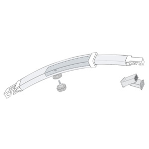 Awnings: Fiamma awning curved center rafter