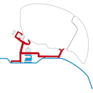 Awnings: Fiamma F80S awning bracket kit Ducato