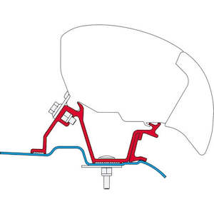 Awnings: Fiamma F80 / F65 awning fixing kit Sprinter/Crafter