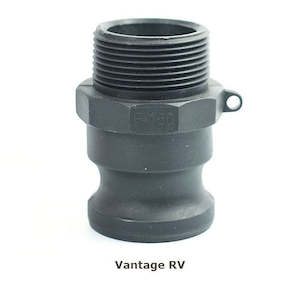 Polypropylene Male Cam Lock Male Thread 25mm