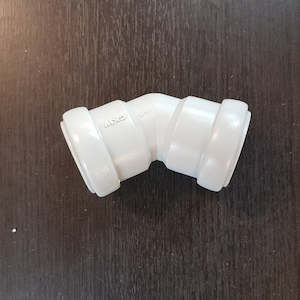 Waste Water Plumbing: 28mm Push Fit 135 Degree Connector